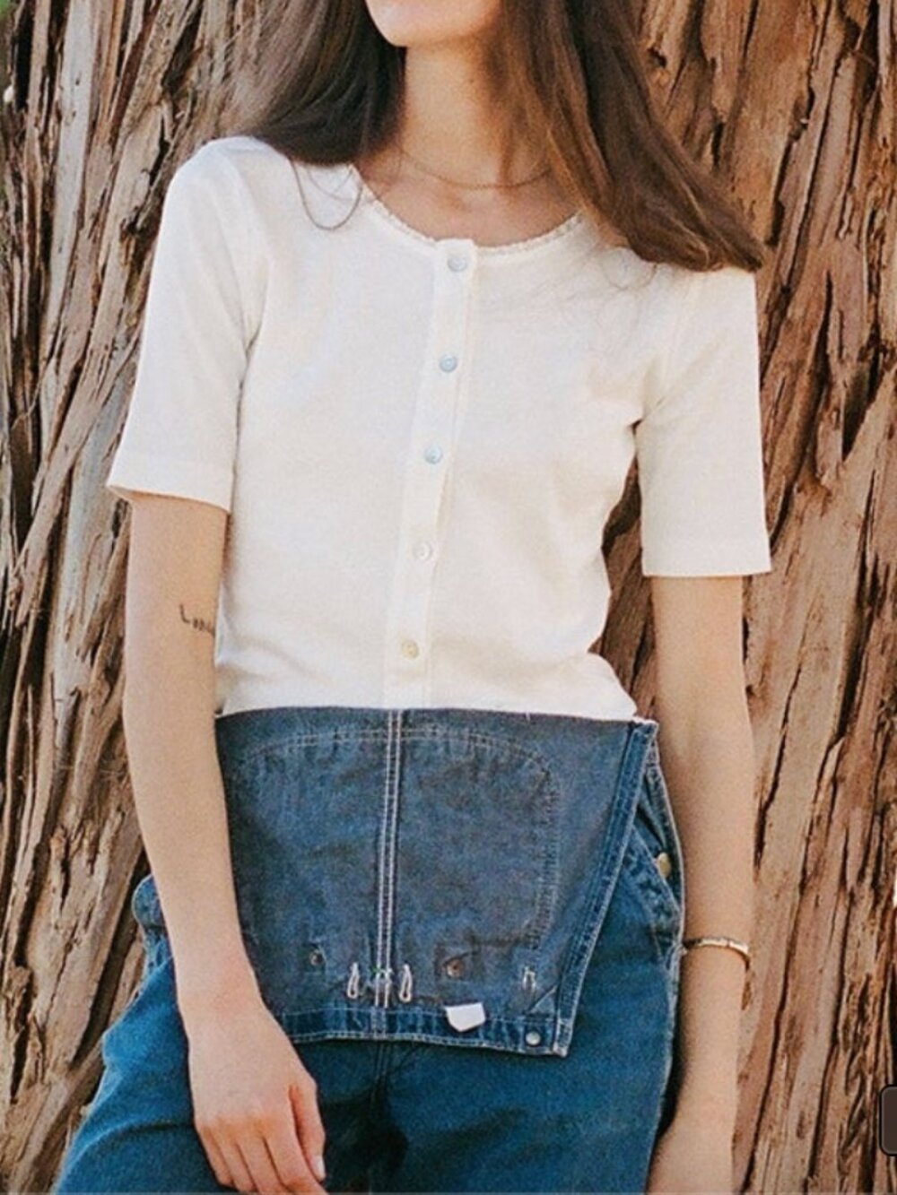 Short Sleeve Organic Cardi LA relax